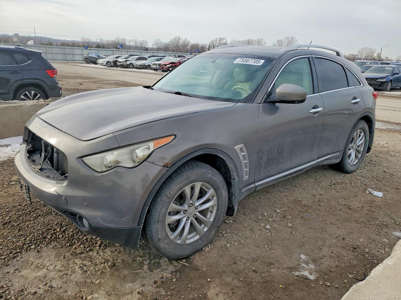 2011 Infiniti FX, VIN JN8AS1MW8BM733044 — Front end