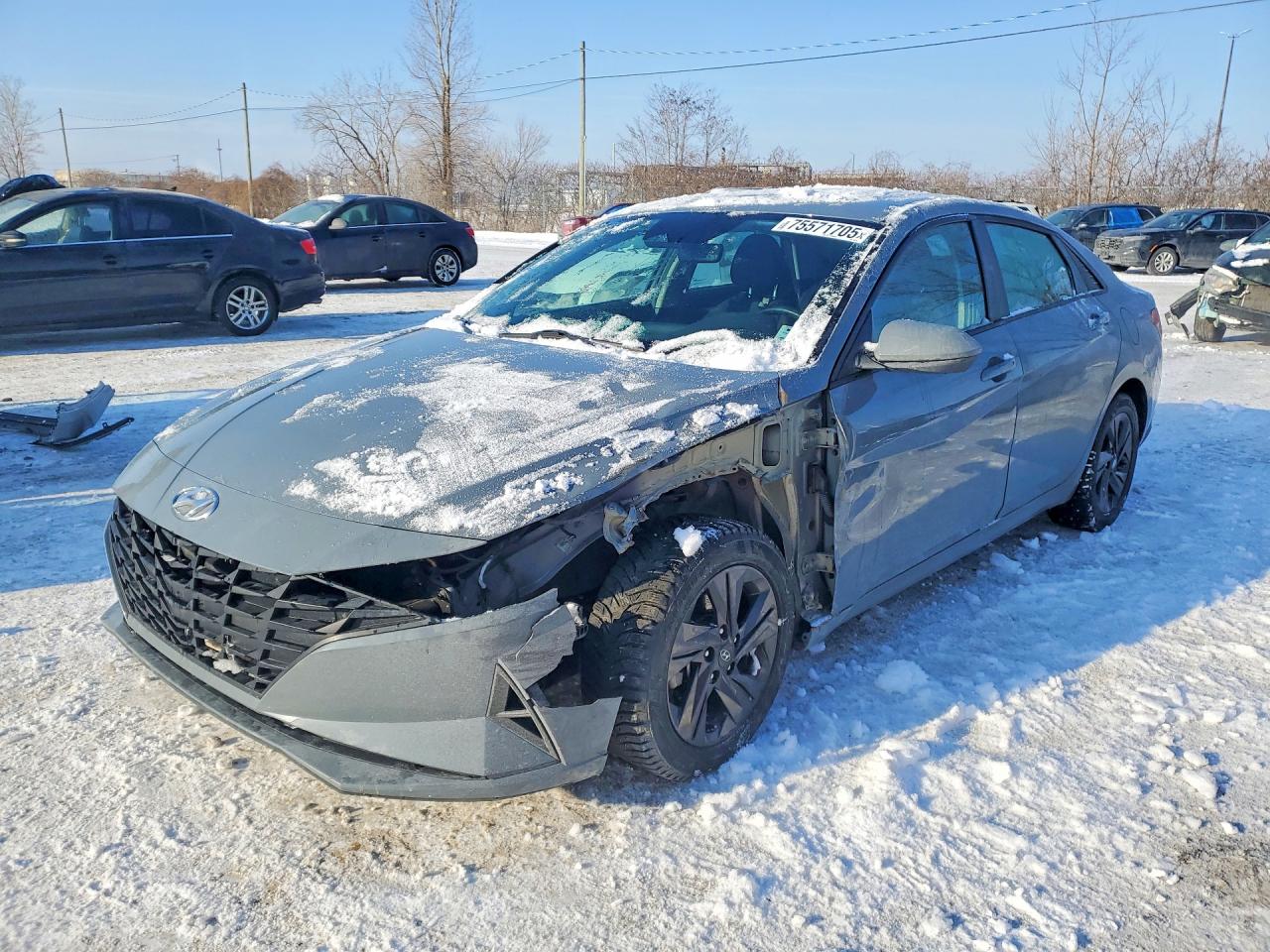 2021 Hyundai Elantra SEL, VIN KMHLM4AG5MU123579 — Side