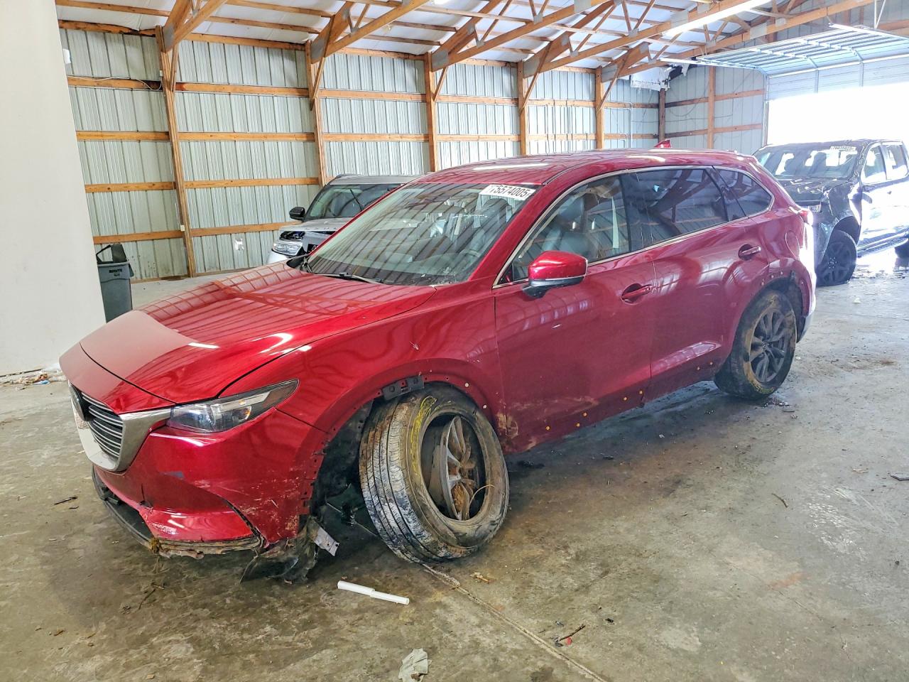 2022 Mazda CX-9 Touring, VIN JM3TCBCYXN0602842 — Front end