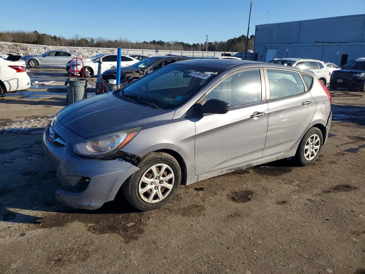 2014 Hyundai Accent GS, VIN KMHCT5AEXEU192308 — Front end