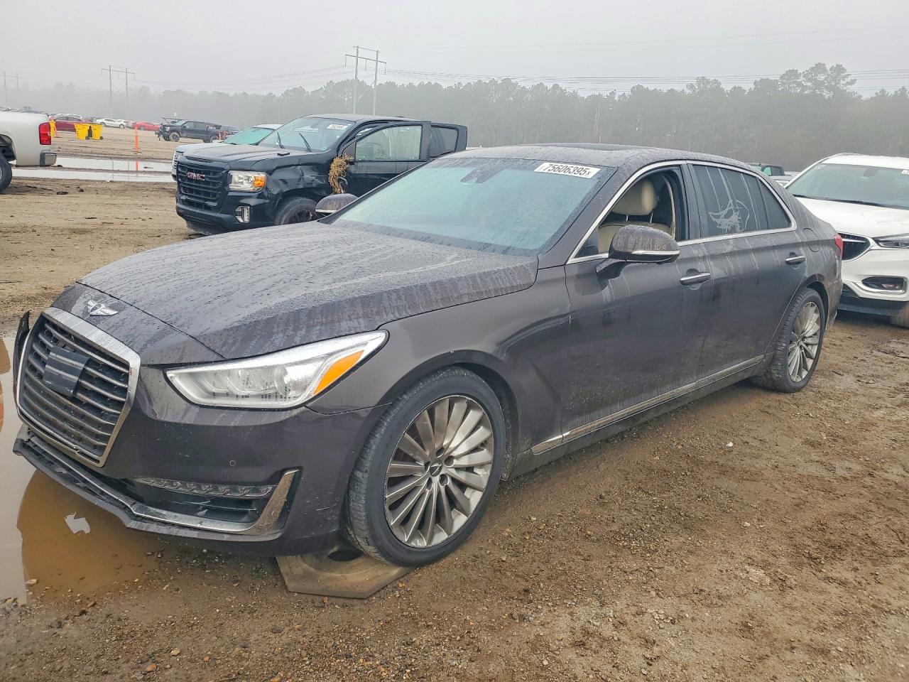 2018 Genesis G90 Ultimate, VIN KMHG54JH8JU043230 — Front end
