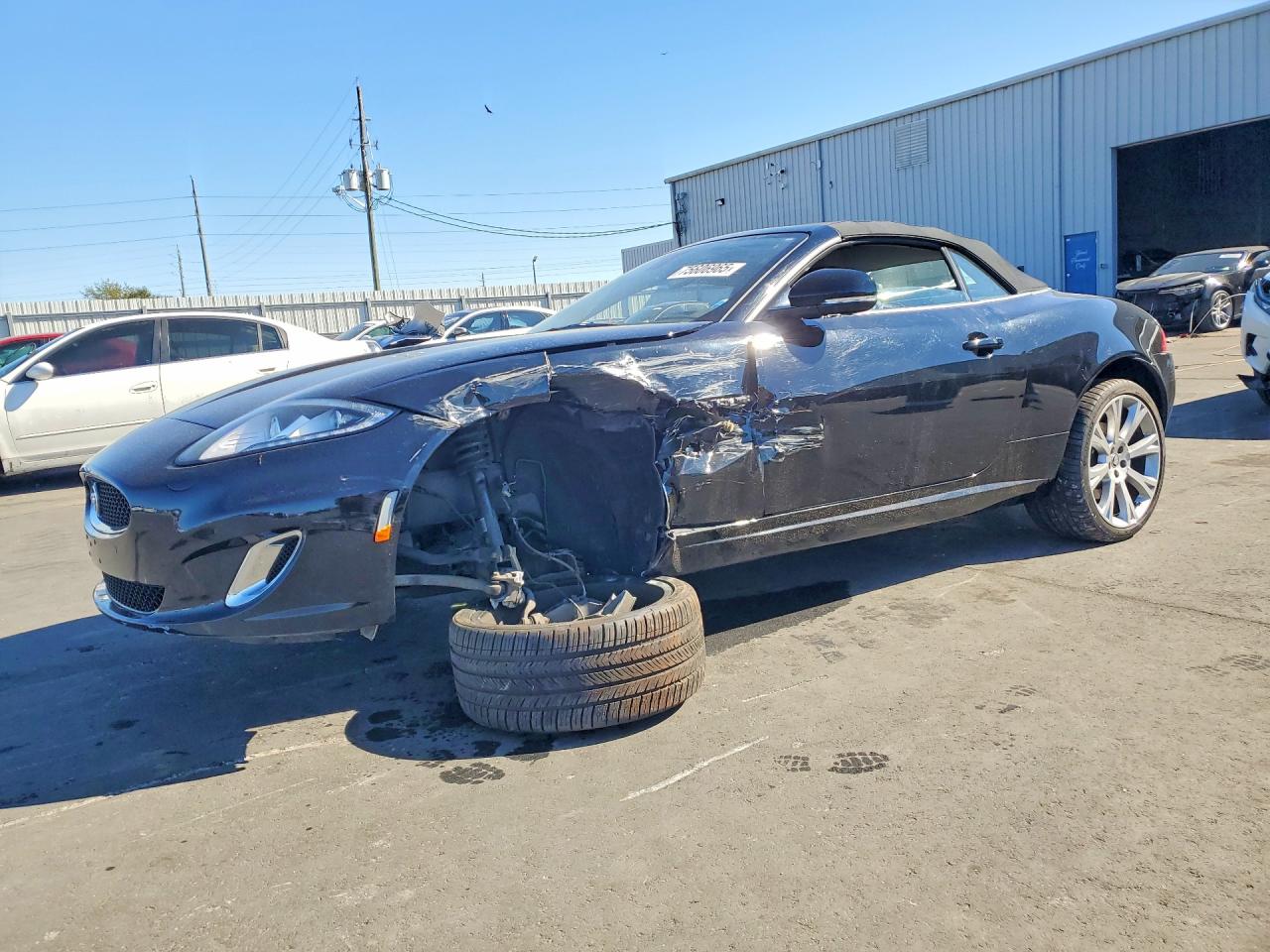 2012 Jaguar XK, VIN SAJWA4GB2CLB45960 — Front end