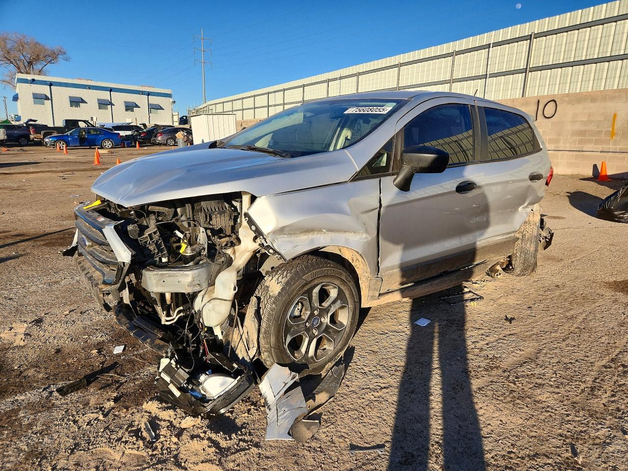 2020 Ford EcoSport S, VIN MAJ6S3FL2LC387764 — Front end