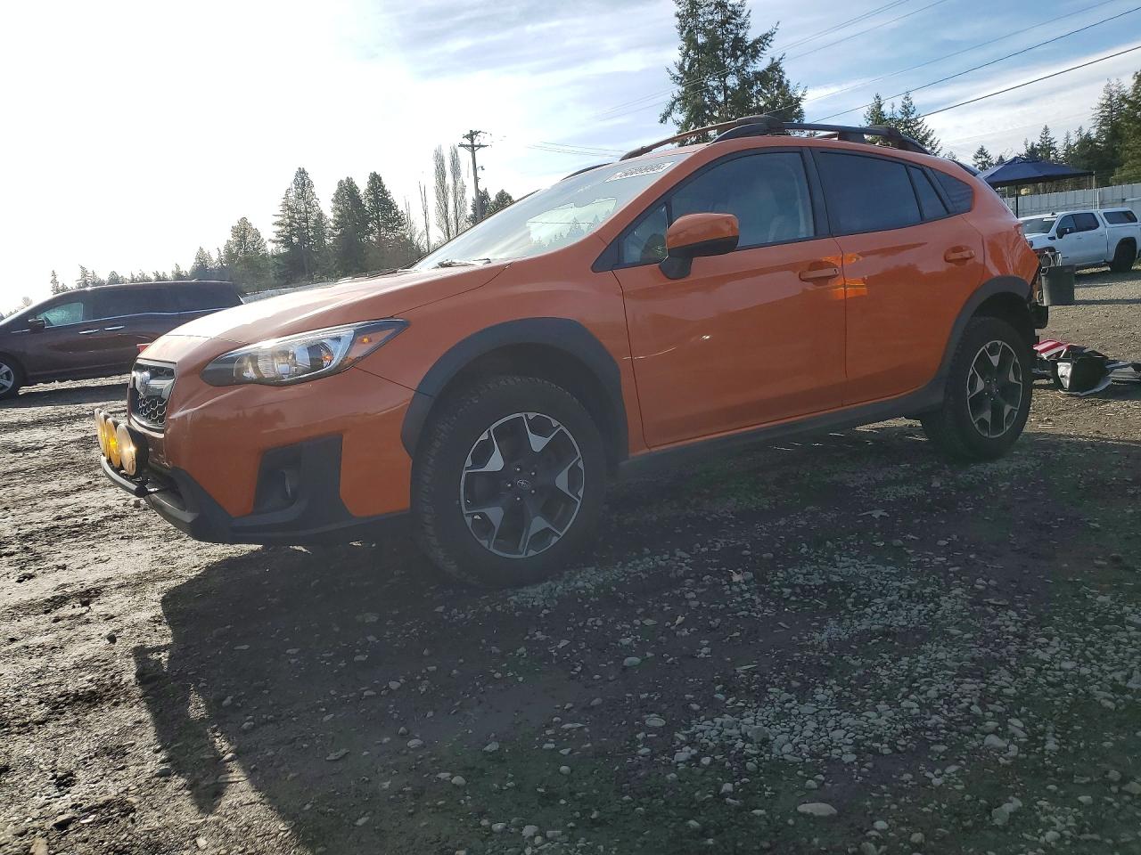 2019 Subaru Crosstrek Premium, VIN JF2GTACC8KG358850 — Rear end