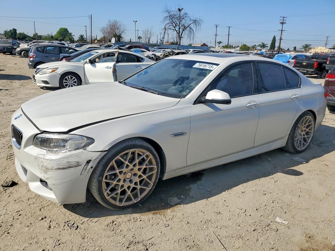 2014 BMW 5 Series 535i, VIN WBA5B1C52ED476180 — Front end