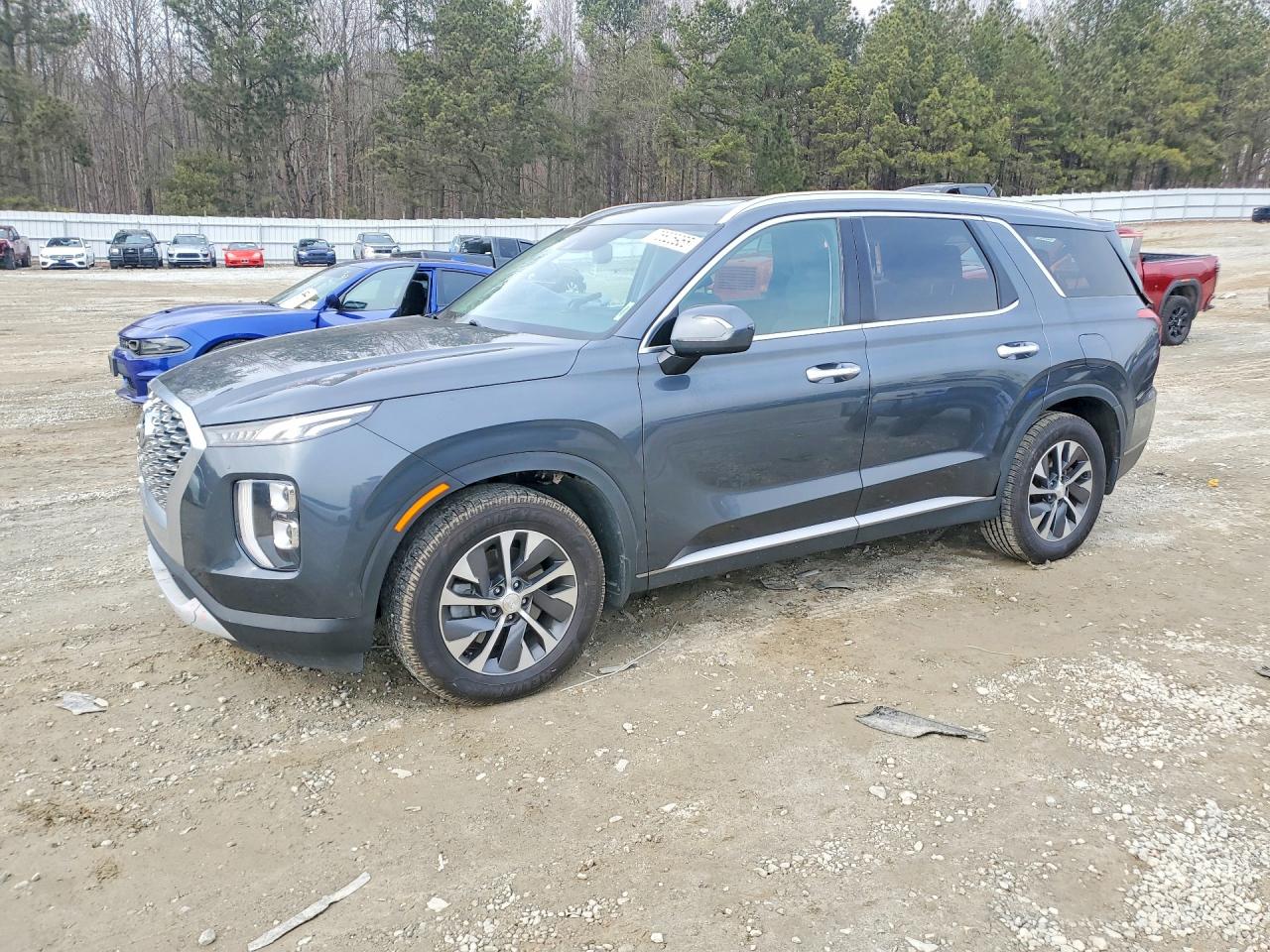 2020 Hyundai Palisade SEL, VIN KM8R24HE8LU115205 — Rear end