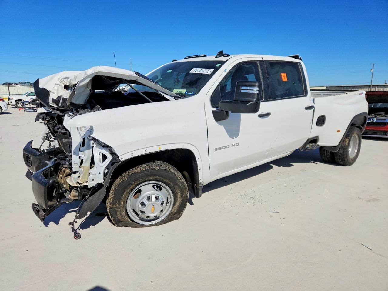 2025 Chevrolet Silverado 3500HD Work Truck, VIN 1GC4KSE72SF105734 — Front end