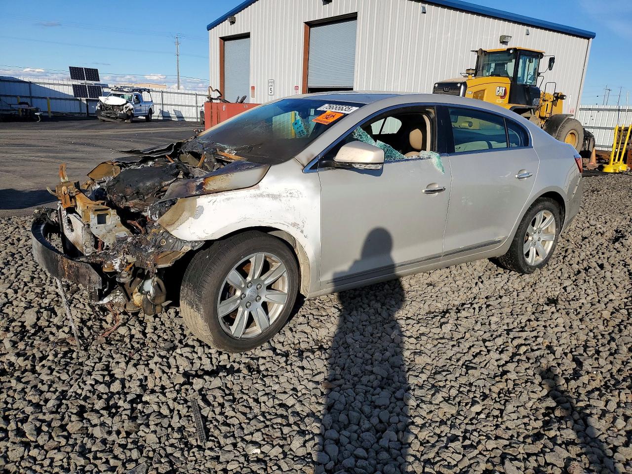 2011 Buick LaCrosse CXL, VIN 1G4GC5ED7BF163755 — Engine fire