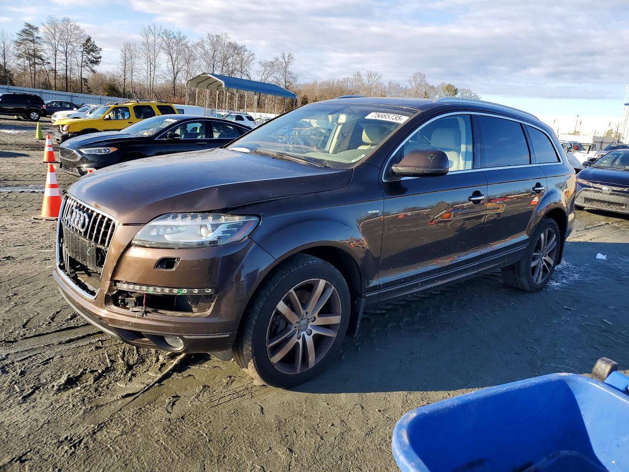 2015 Audi Q7 Premium Plus, VIN WA1LGBFE8FD015137 — Frame damage