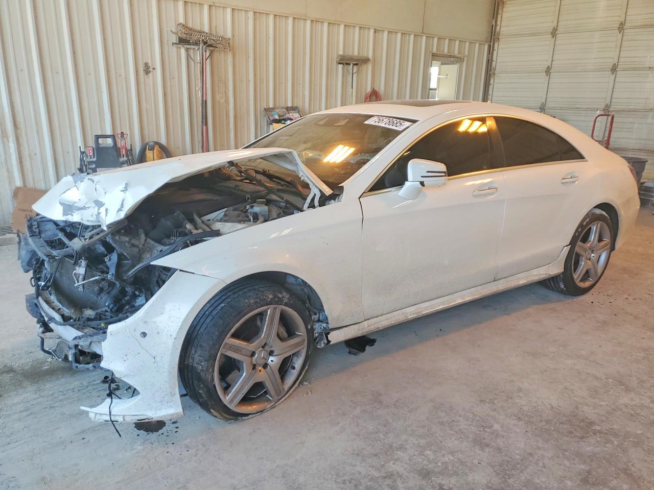2017 Mercedes-Benz CLS 550, VIN WDDLJ9BB2HA194412 — Front end