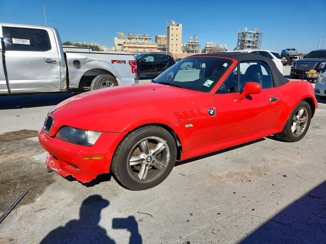2002 BMW Z3 2.5, VIN 4USCN33442LM06471 — Перед