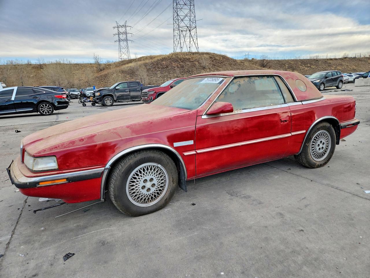 1989 Chrysler TC by Maserati, VIN ZC2FP1109KB201889 — Front end