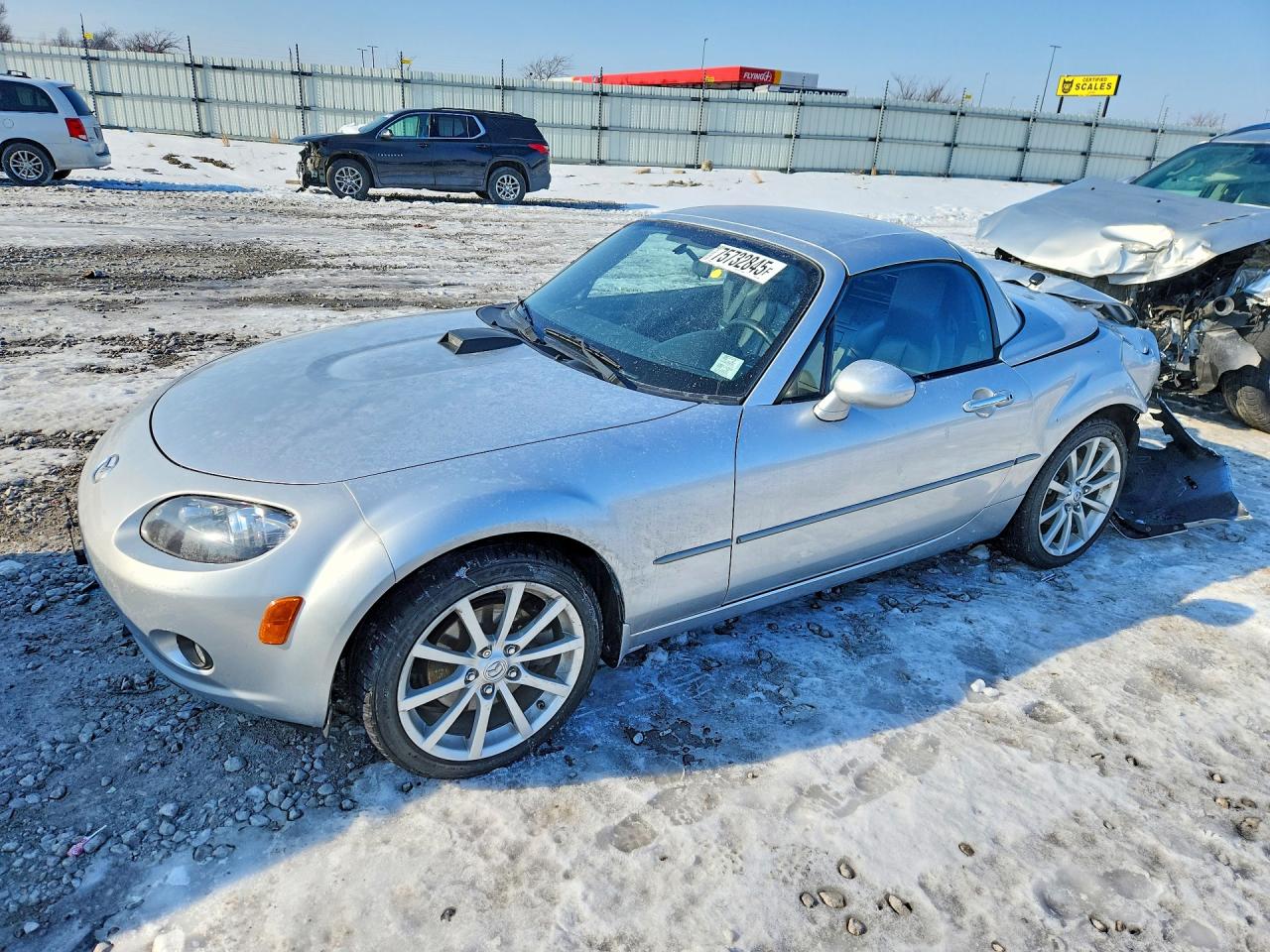 2008 Mazda MX-5 Miata Grand Touring, VIN JM1NC26F680146841 — Rear end