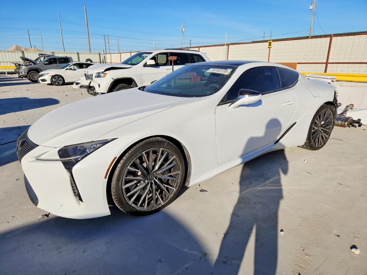 2025 Lexus LC, VIN JTHLP5AY1SA111680 — Rear end