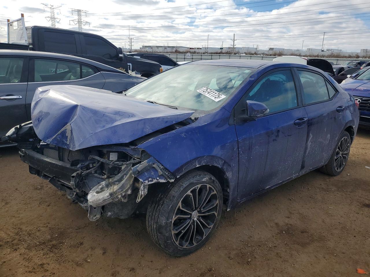 2016 Toyota Corolla LE, VIN 2T1BURHE7GC579117 — Front end