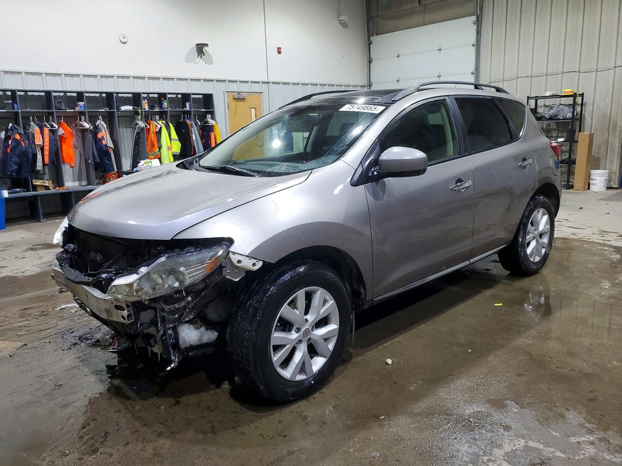 2012 Nissan Murano SL, VIN JN8AZ1MW7CW240070 — Front end