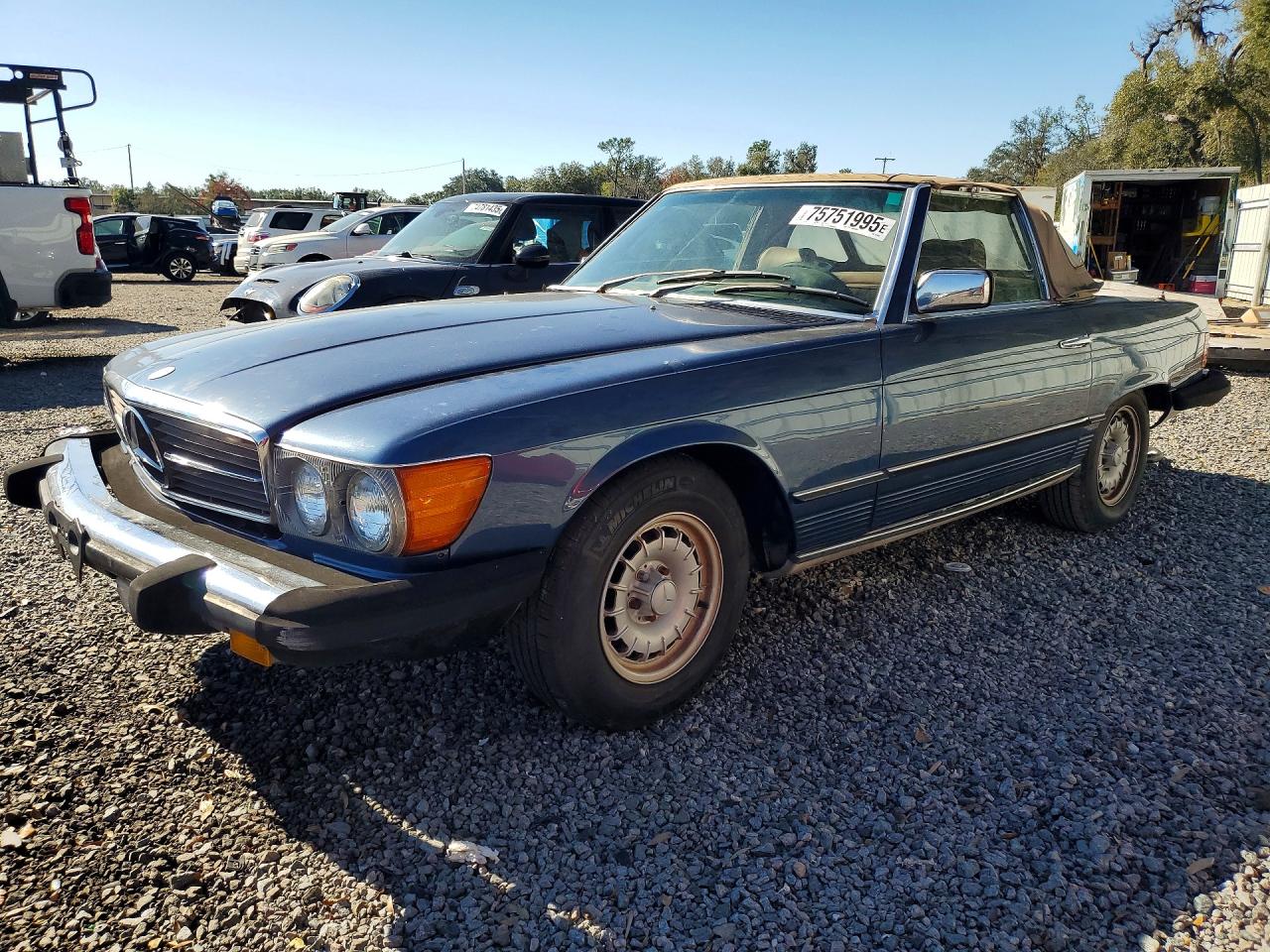1983 Mercedes-Benz 380 SL, VIN WDBBA45A6DB024293 — Rear end