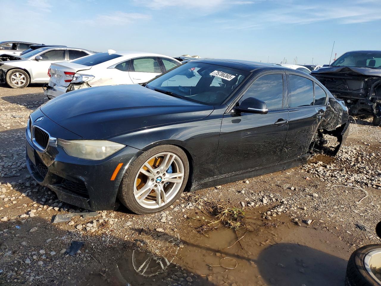 2014 BMW 3 Series 328i, VIN WBA3C1C59EK114072 — Rear end