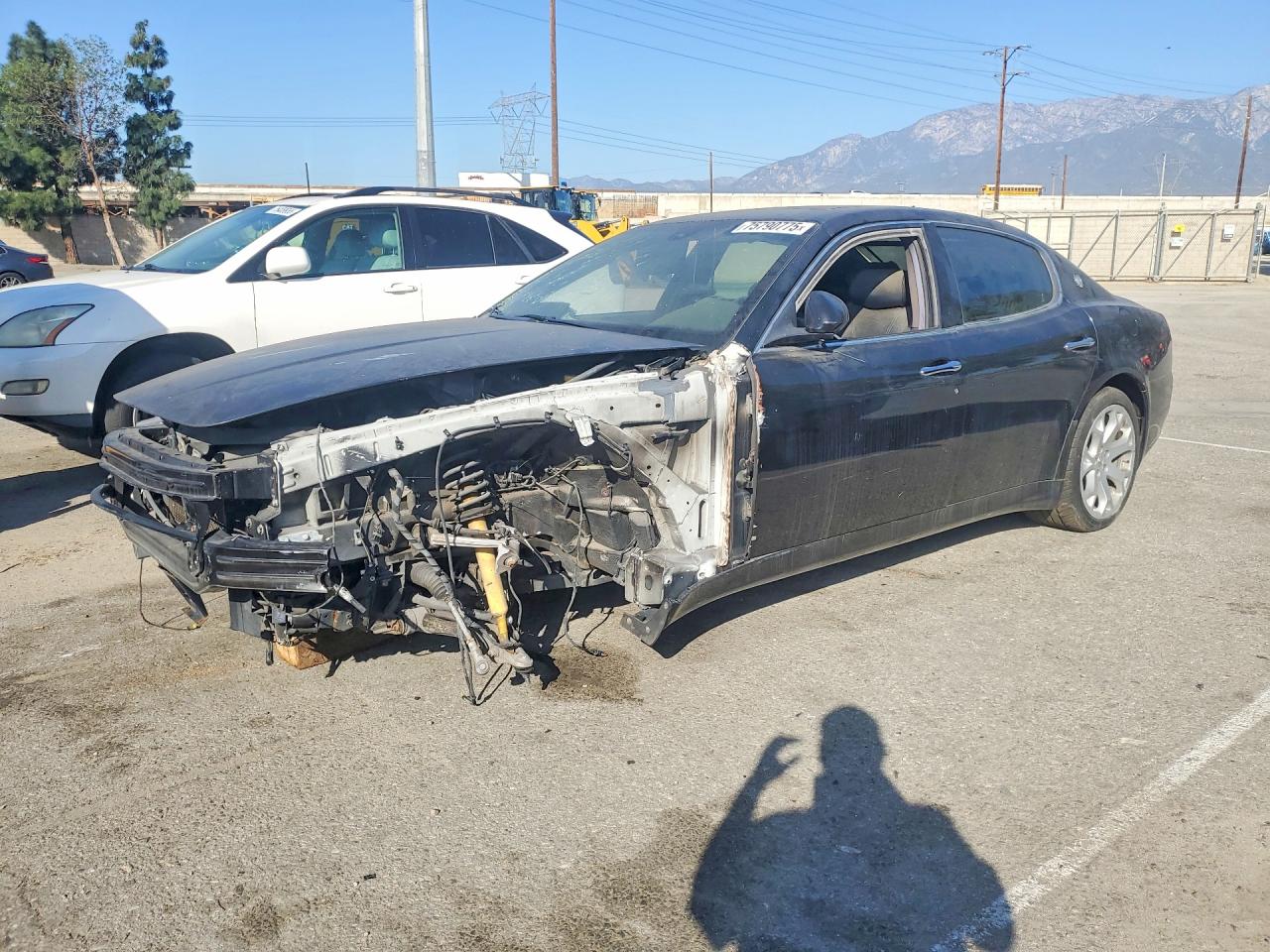 2009 Maserati Quattroporte, VIN ZAMFK39A290044639 — Front end