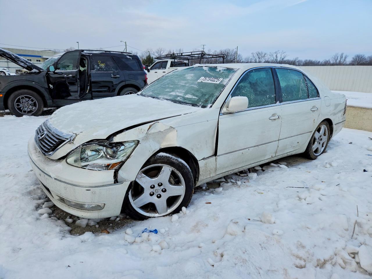 2004 Lexus LS 430, VIN JTHBN36F640130103 — Опрокидывание