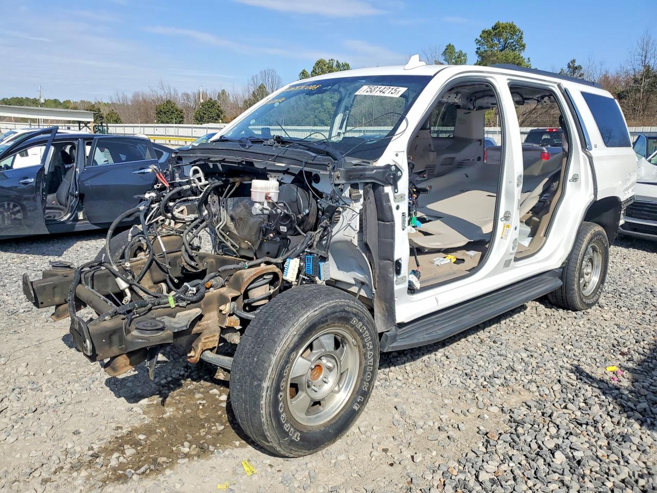 2019 Chevrolet Tahoe LT, VIN 1GNSCBKC7KR263482 — Stripped