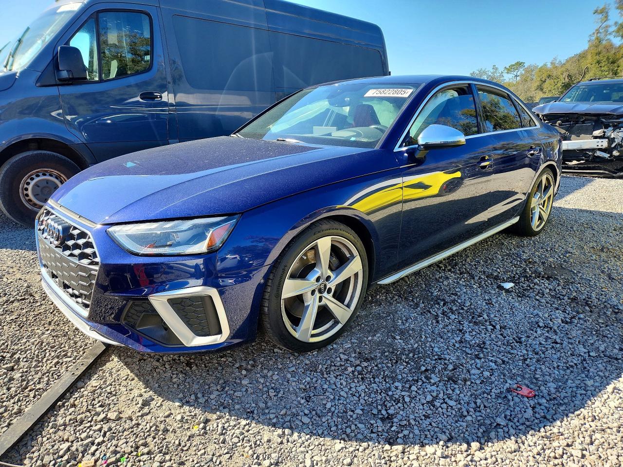 2022 Audi S4 Prestige, VIN WAUC4AF42NA019844 — Бок