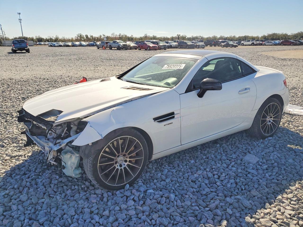 2017 Mercedes-Benz SLC 43 AMG, VIN WDDPK6GA5HF132230 — Front end