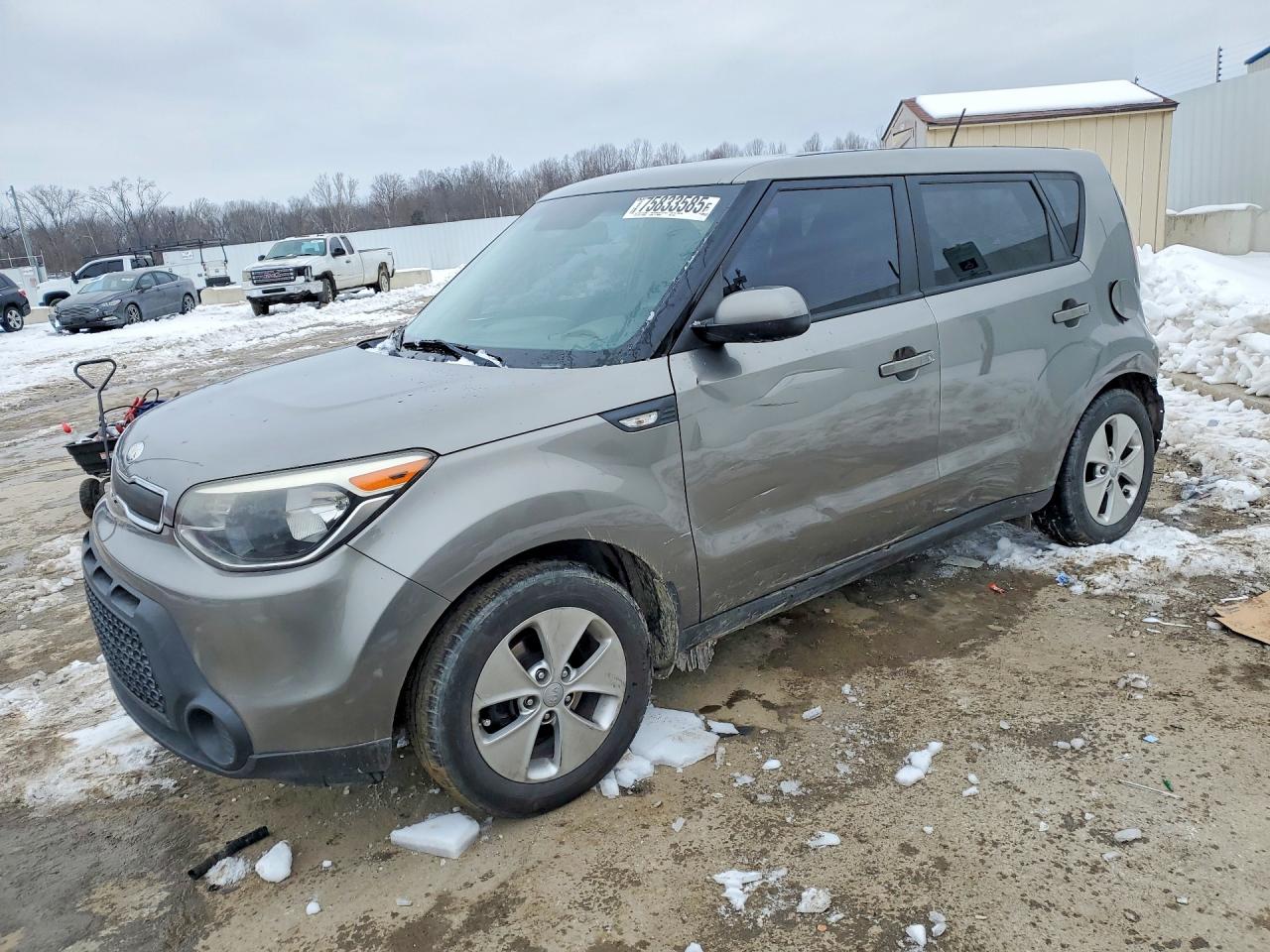 2014 Kia Soul, VIN KNDJN2A21E7026557 — Rear end