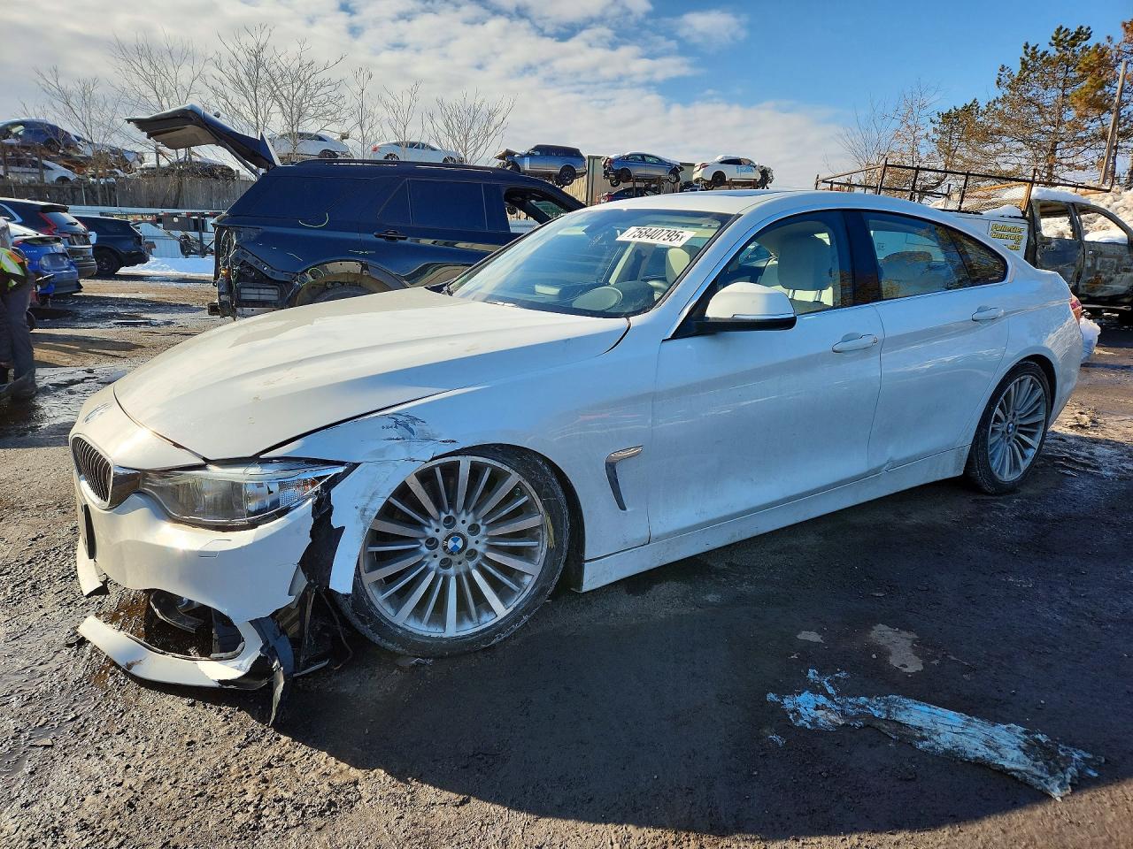 2015 BMW 4 Series 428i xDrive, VIN WBA4C9C50FD330868 — Front end