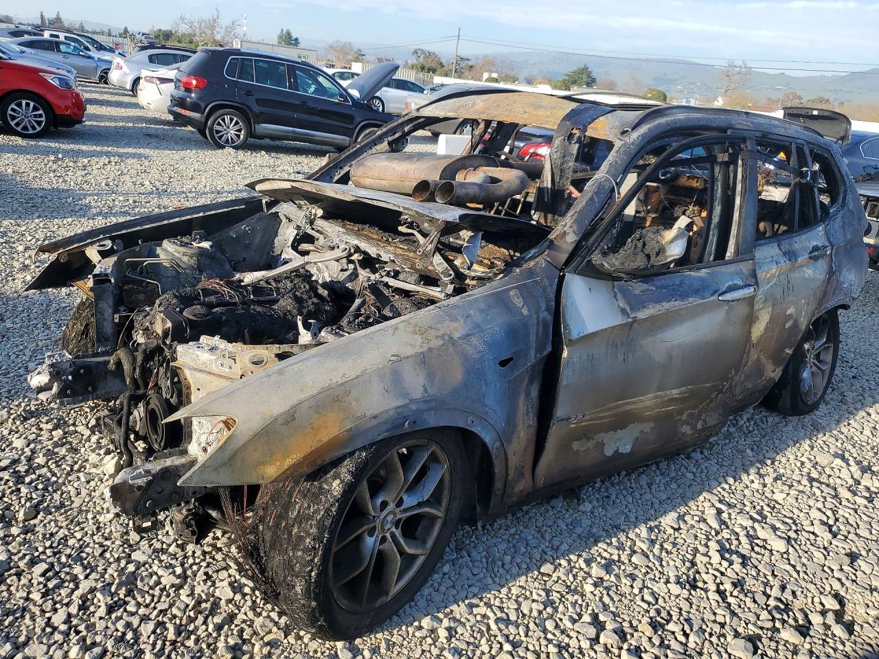 2014 BMW X3 xDrive35i, VIN 5UXWX7C5XE0E80384 — Burn