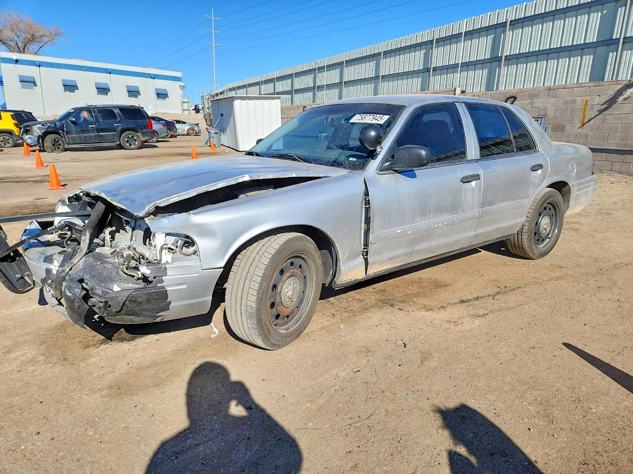 2007 Ford Police Interceptor, VIN 2FAFP71W27X146709 — Front end