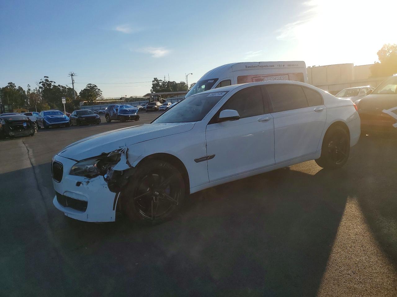 2011 BMW 7 Series 740Li, VIN WBAKB4C55BC574545 — Front end
