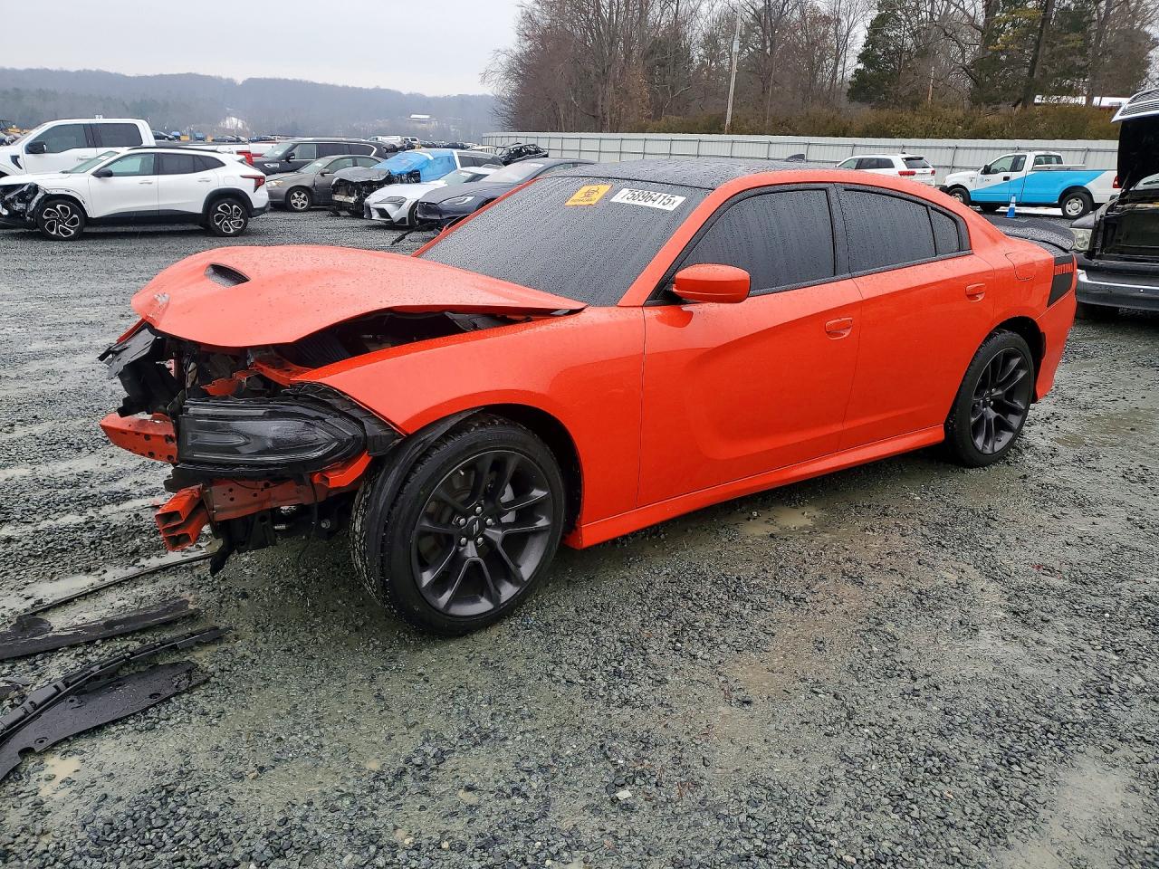 2021 Dodge Charger R/T, VIN 2C3CDXCT2MH572029 — Front end