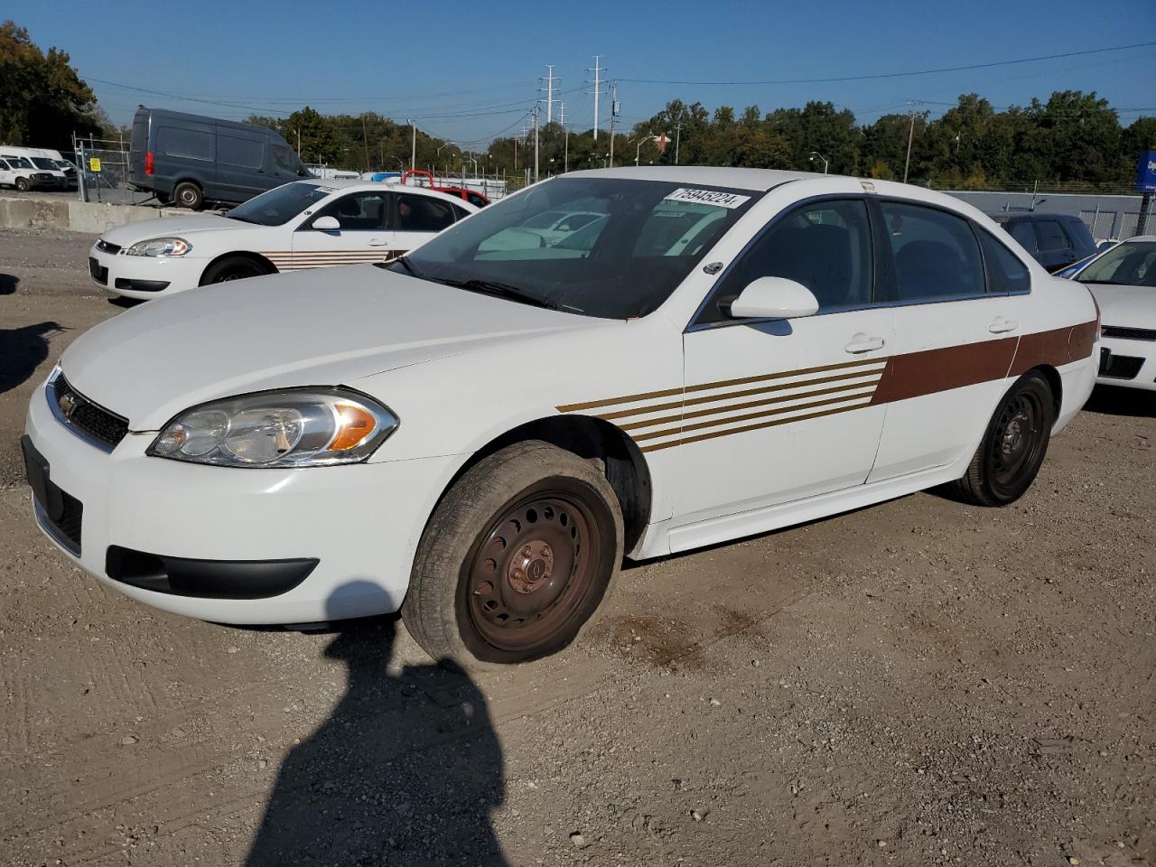 2015 Chevrolet Impala Police Police, VIN 2G1WD5E32F1159655 — Minor dents and scratches
