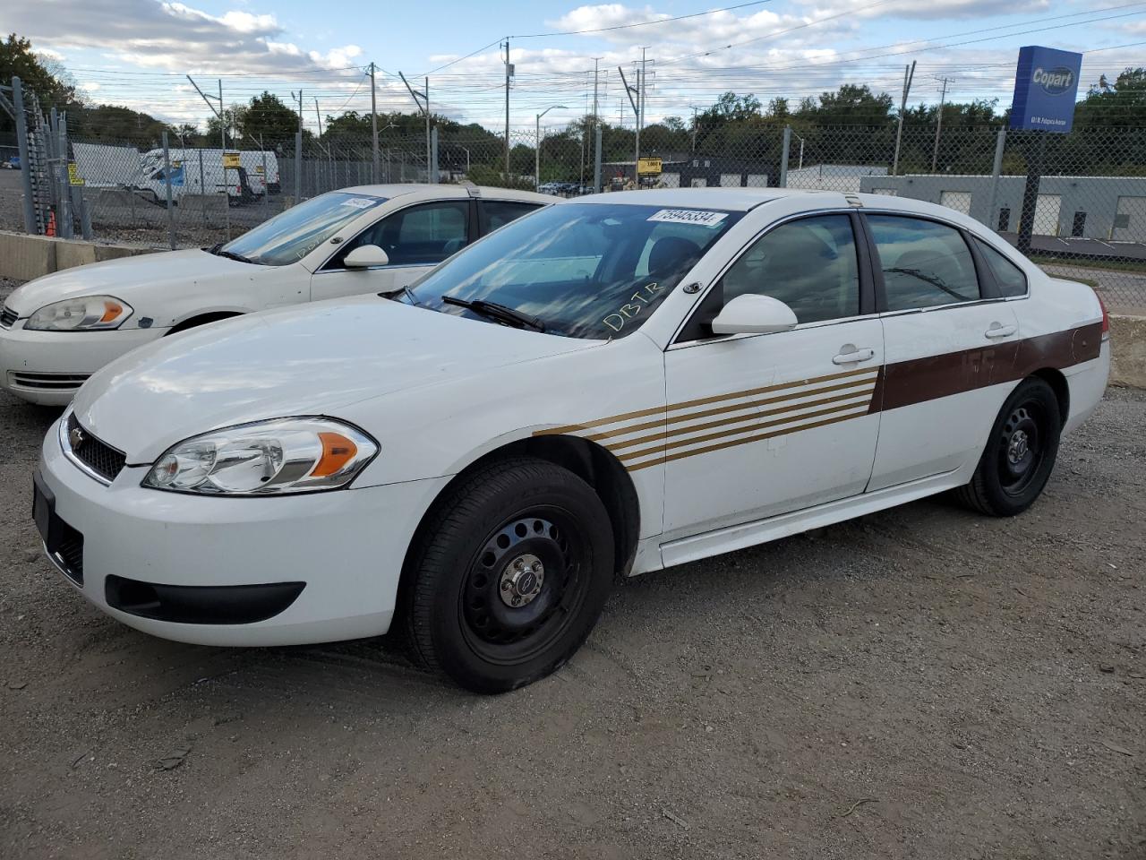 2015 Chevrolet Impala Police Police, VIN 2G1WD5E34F1160497 — Minor dents and scratches