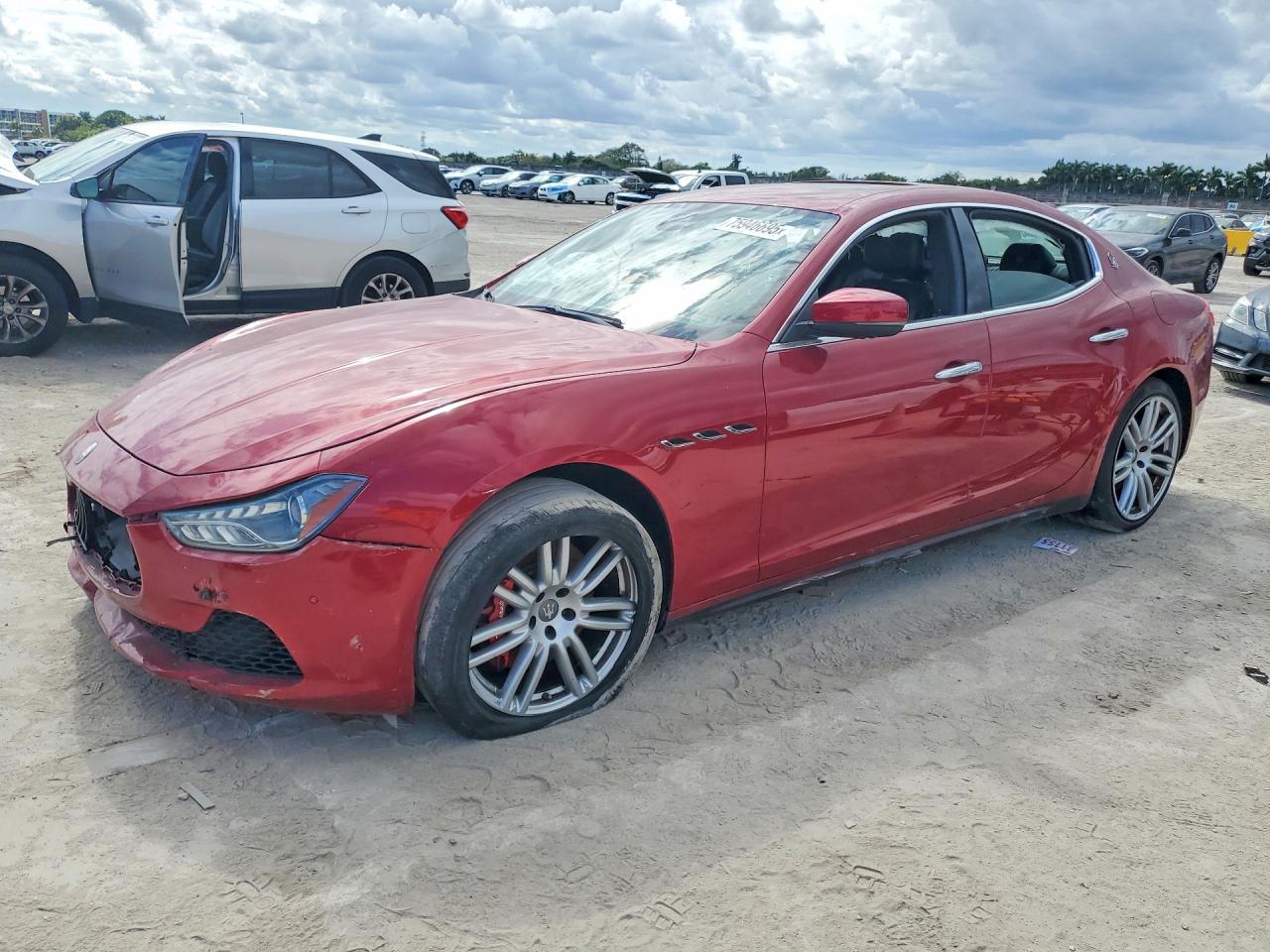 2017 Maserati Ghibli S Q4, VIN ZAM57RTL0H1196406 — Front end