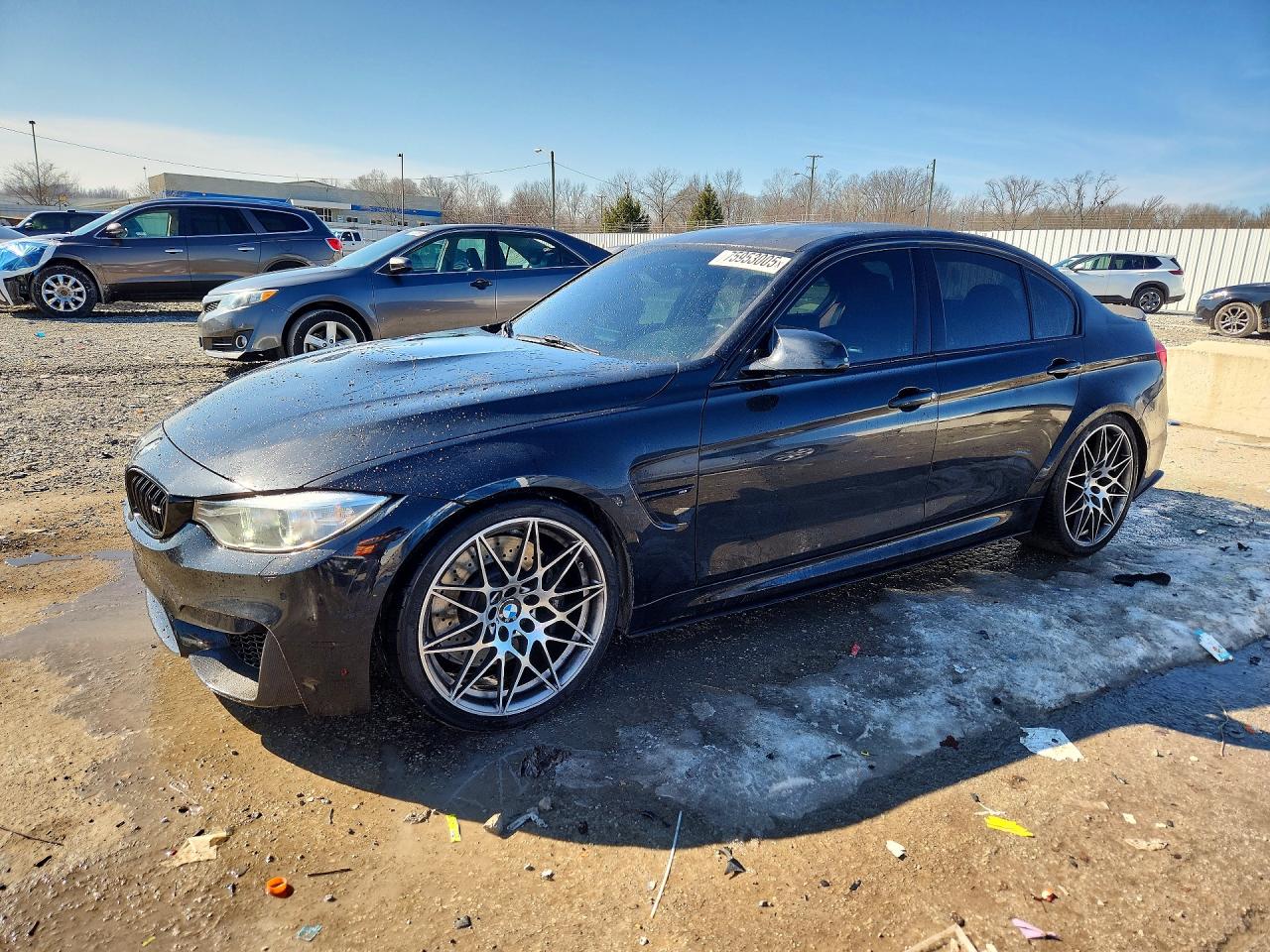 2017 BMW M3, VIN WBS8M9C37H5G84931 — Зад