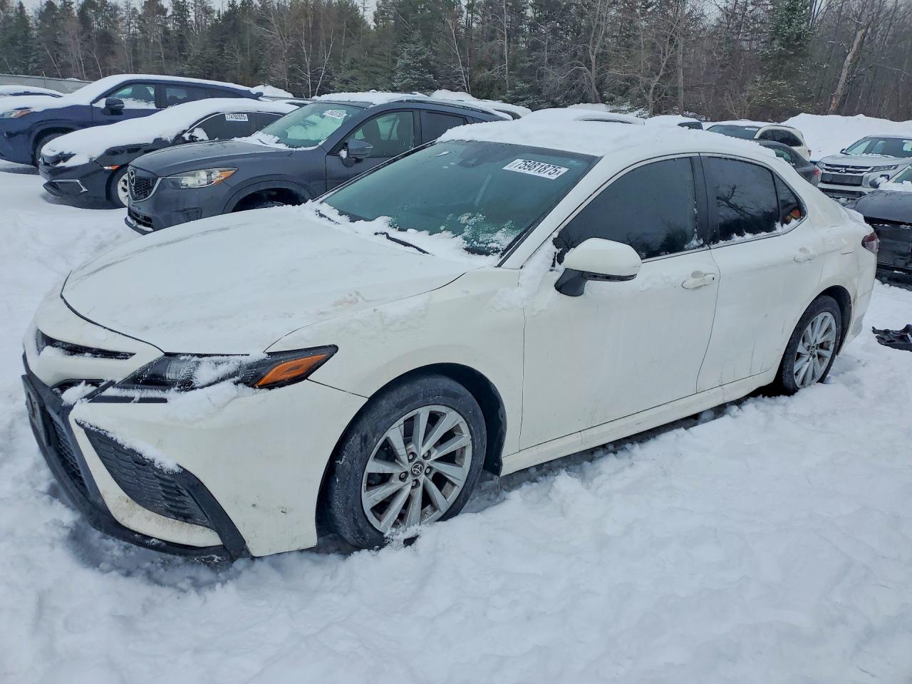 2021 Toyota Camry SE, VIN 4T1G11AK3MU606923 — Engine fire