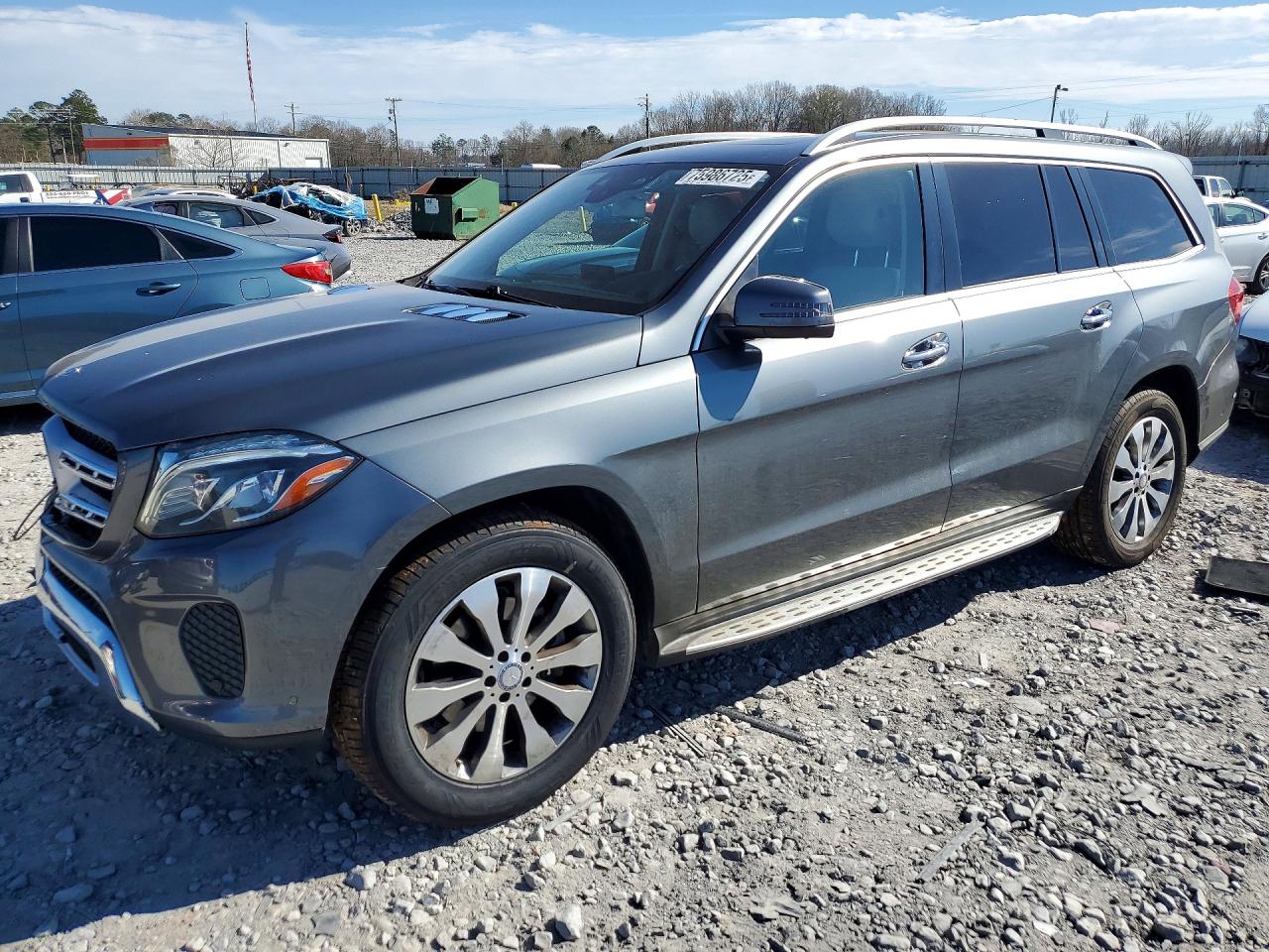 2017 Mercedes-Benz GLS 450, VIN 4JGDF6EE0HA874194 — Front end