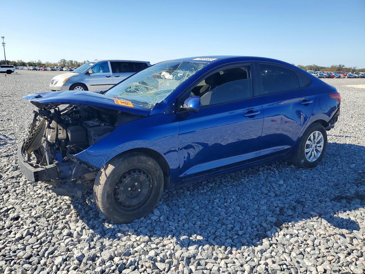 2022 Hyundai Accent SE, VIN 3KPC24A67NE180335 — Front end
