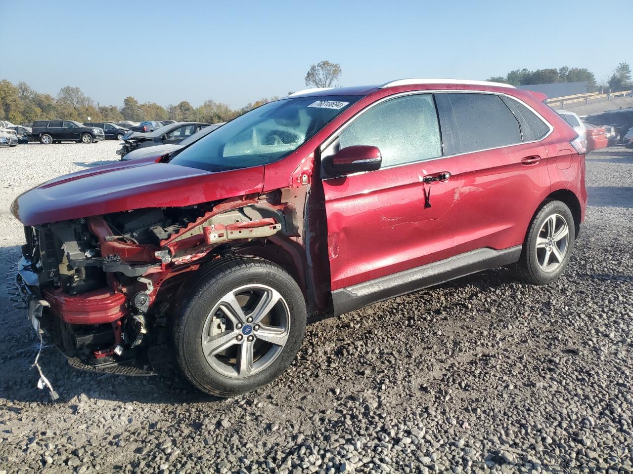 2019 Ford Edge SEL, VIN 2FMPK4J98KBC58955 — Front end