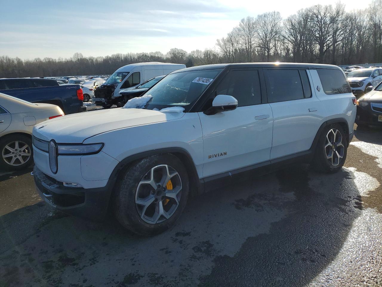 2024 Rivian R1S Adventure, VIN 7PDSGABA5RN035187 — Vandalism