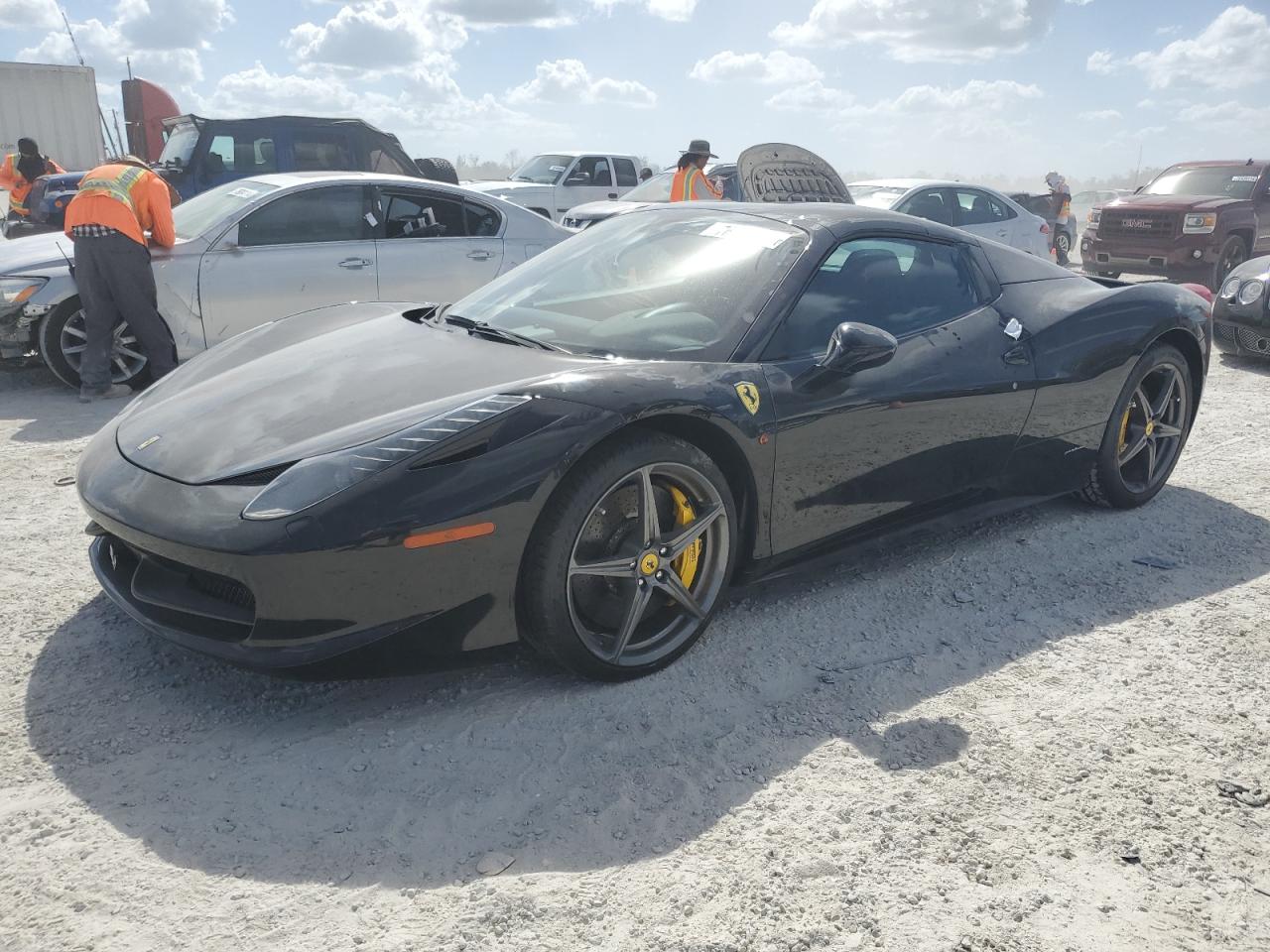 2012 Ferrari 458 Italia, VIN ZFF68NHA6C0188834 — Water / flood