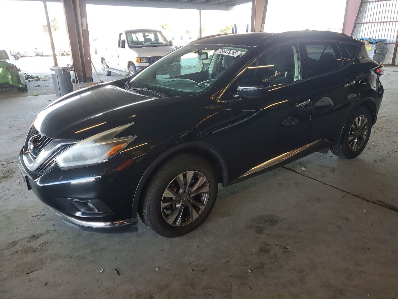 2018 Nissan Murano S, VIN 5N1AZ2MH4JN116937 — Rear end
