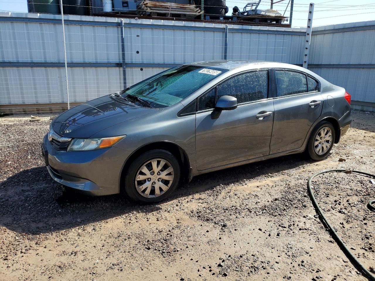 2012 Honda Civic LX, VIN 19XFB2F50CE042697 — Undercarriage