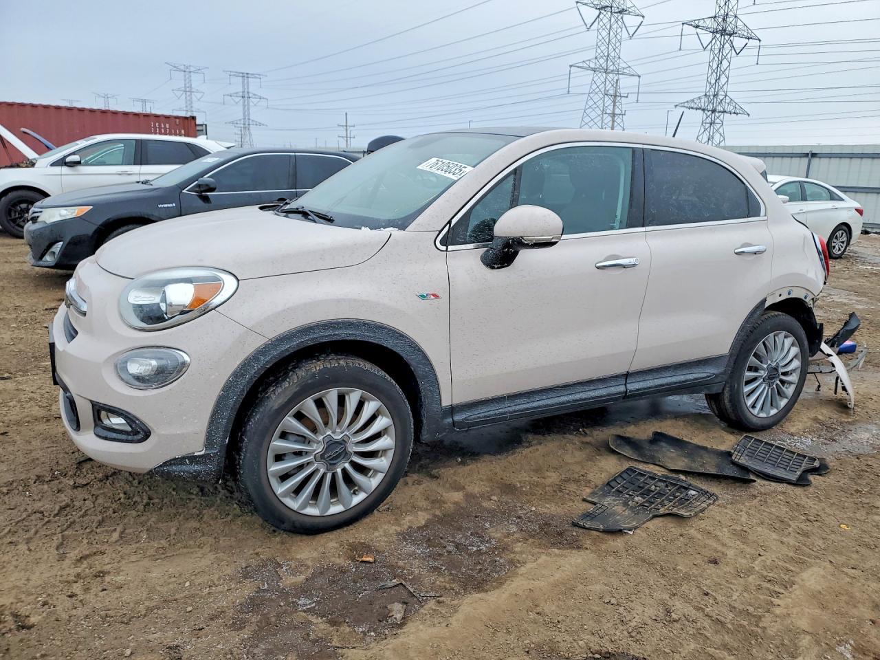 2016 FIAT 500X Lounge, VIN ZFBCFYDT4GP501122 — Rear end