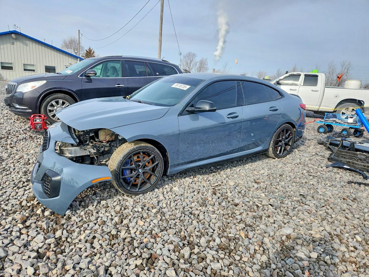 2021 BMW 2 Series M235i xDrive, VIN WBA13AL02M7G76458 — Front end