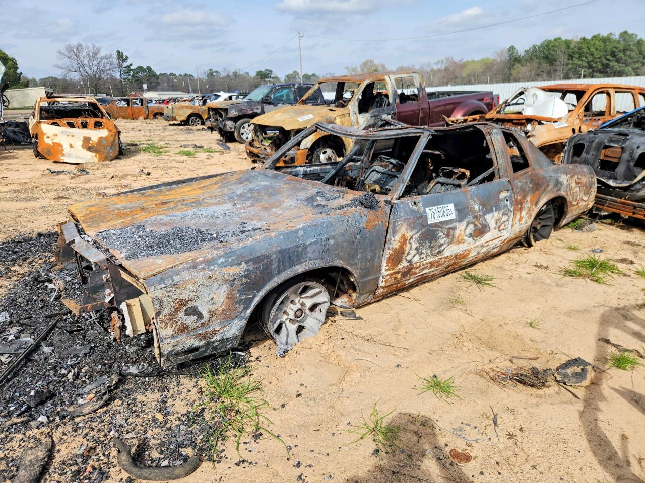 1987 Chevrolet Monte Carlo Sport SS, VIN 1G1GZ11G2HP154386 — Burn