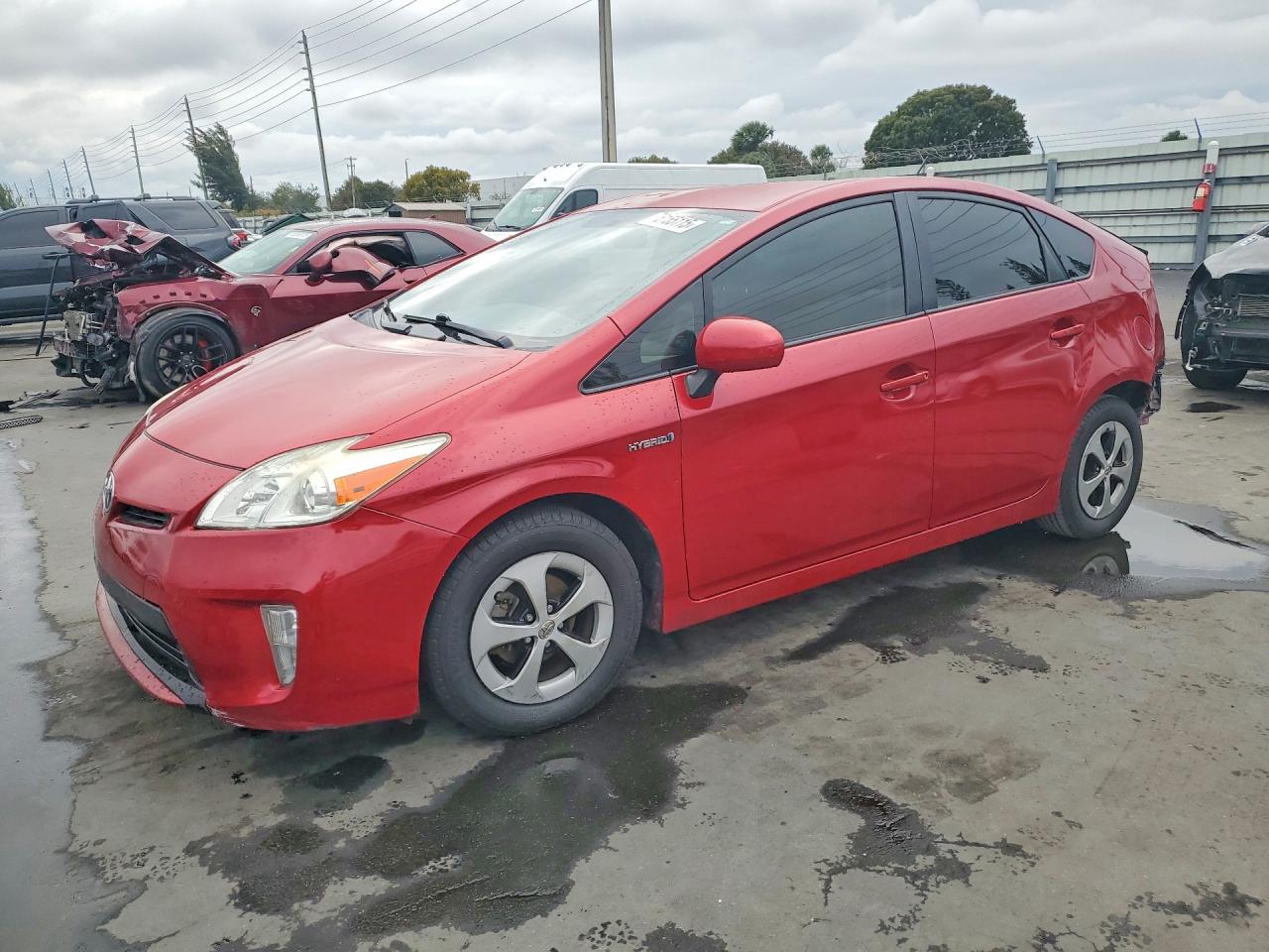 2015 Toyota Prius Three, VIN JTDKN3DU9F0450974 — Rear end