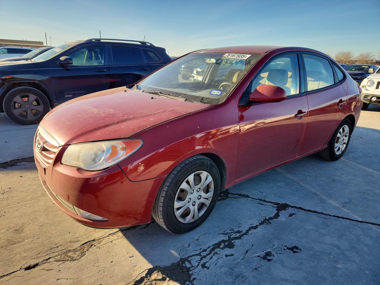 2010 Hyundai Elantra GLS, VIN KMHDU4AD9AU198047 — Rear end